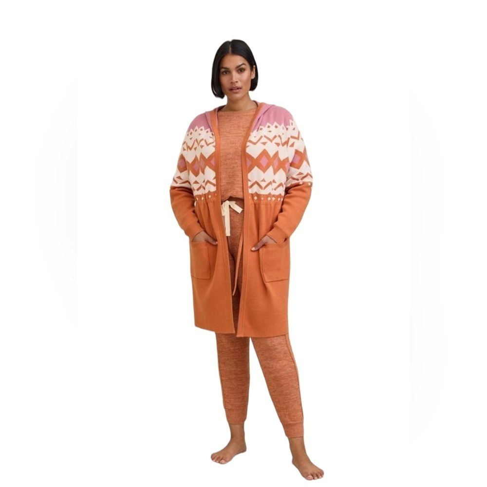 Everyday Plush Anorak Hooded Cinched Waist Sweater - Picture 1 of 5